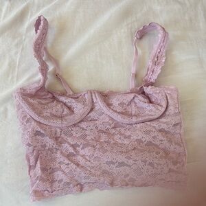 Aerie Lavender Lace Bralette